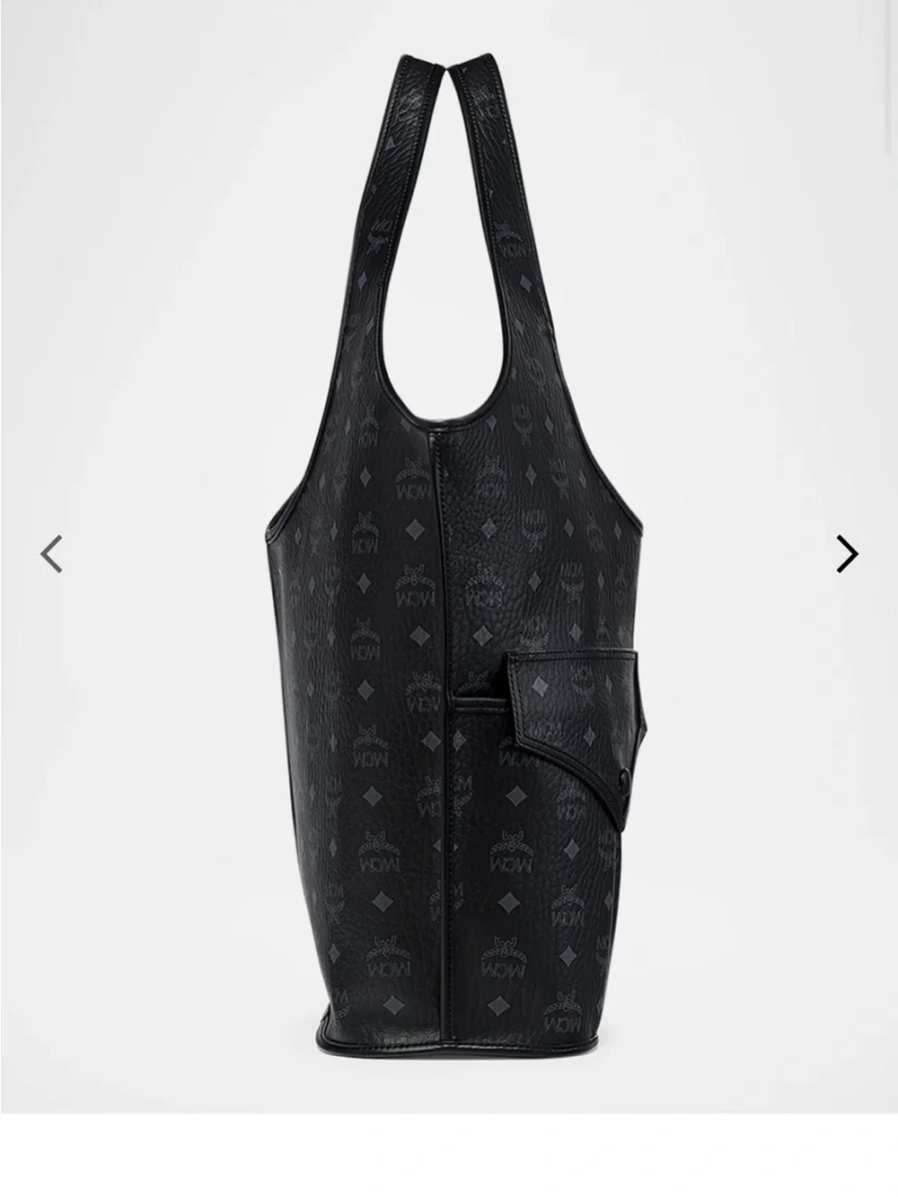 MCM Leni XL Visetos Monogram Shopper Tote Bag